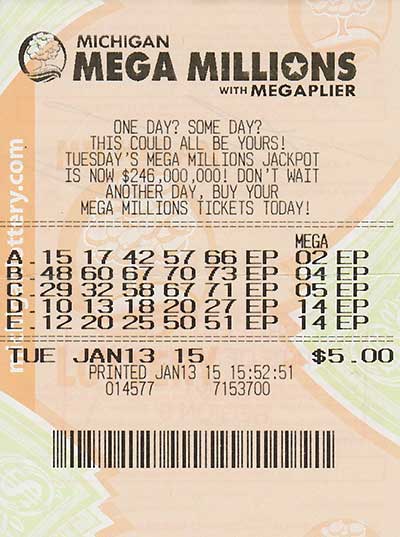 mega million lotto tickets